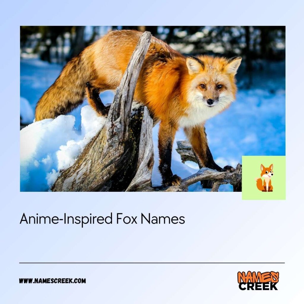 Anime-Inspired Fox Names