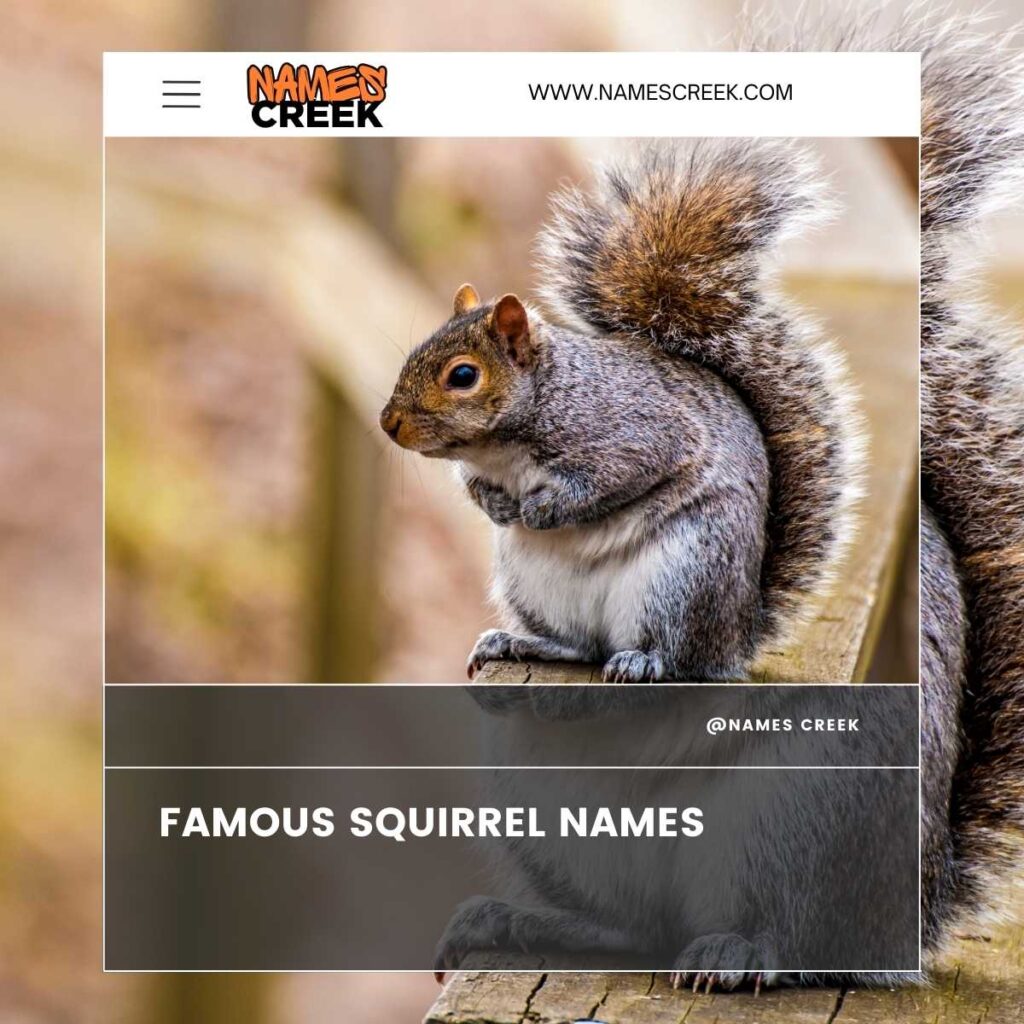 Famous Squirrel Names