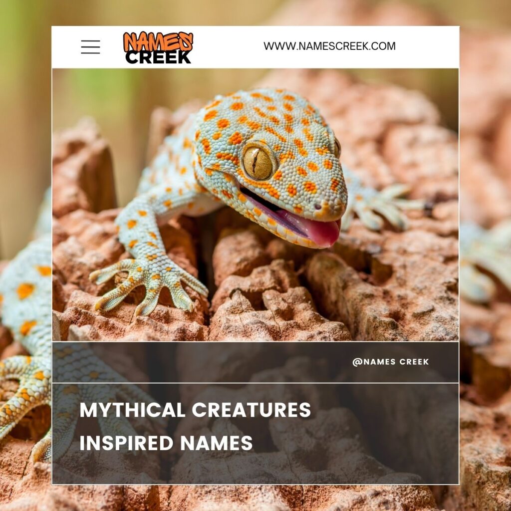 Tokay Gecko Mythical creatures Inspired Names