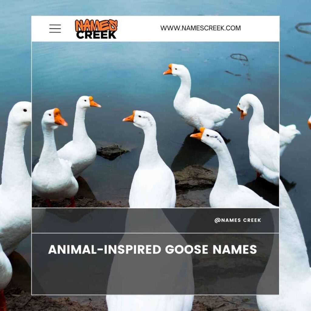 Animal-Inspired Goose Names