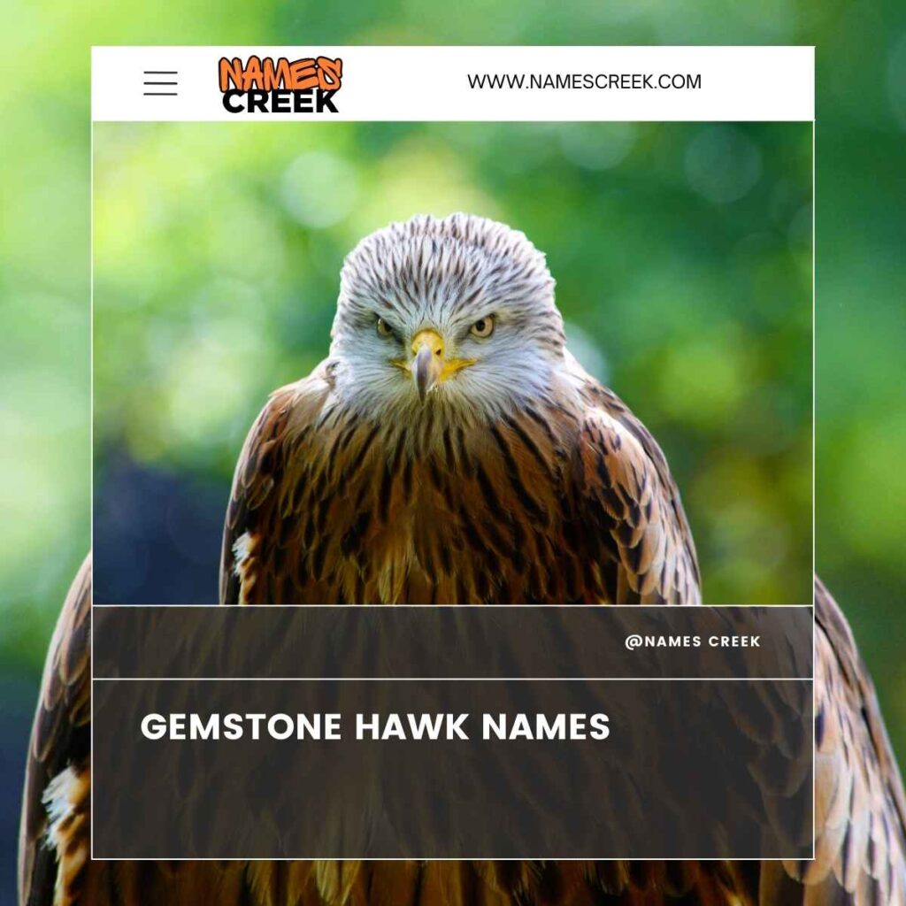 Gemstone Hawk Names