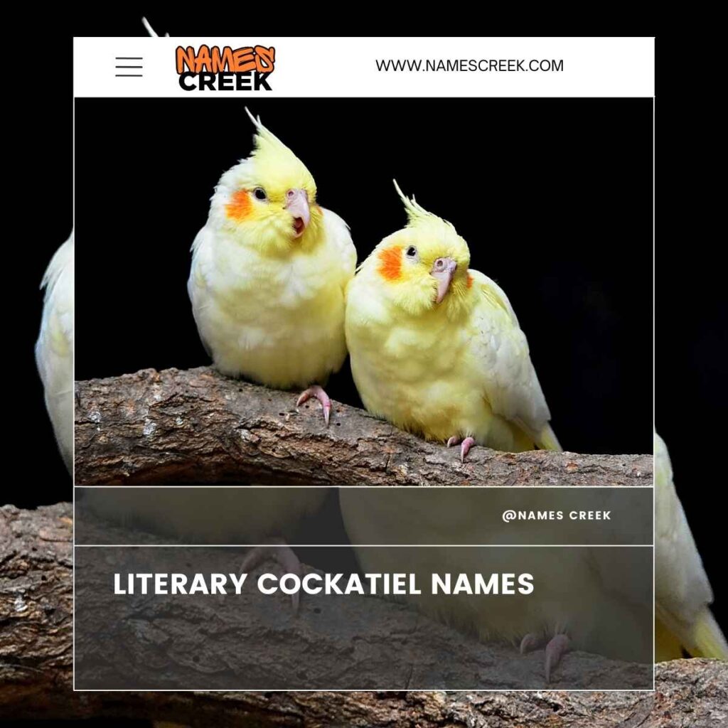 Literary Cockatiel Names