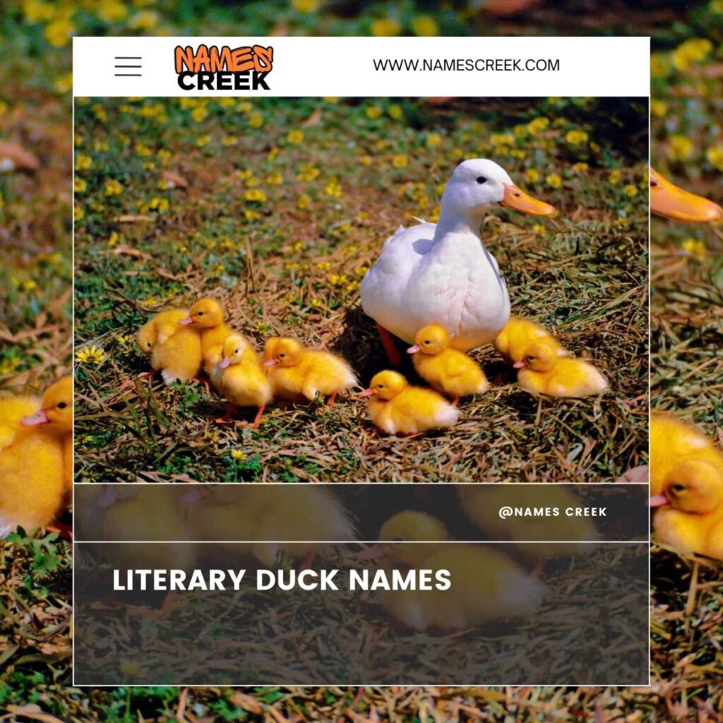 Literary Duck Names