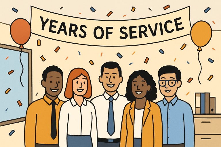 Creative Ways to Celebrate Employee Loyalty with Years of Service Awards